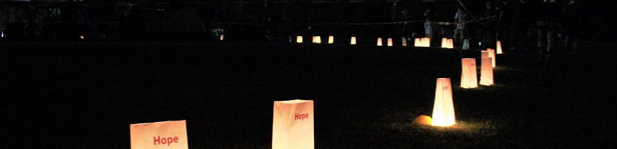 Relay For Life candlelight ceremony
