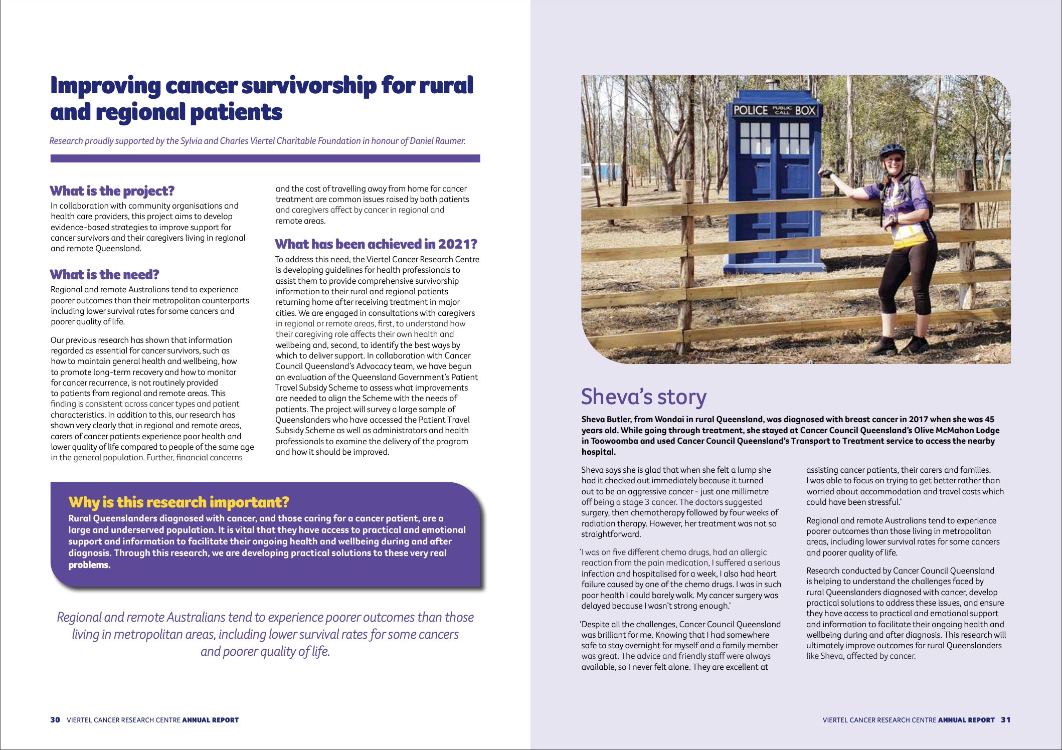 cancer research annual report