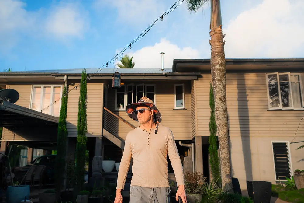 Male Lifesyle Backyard Queenslander House-00449