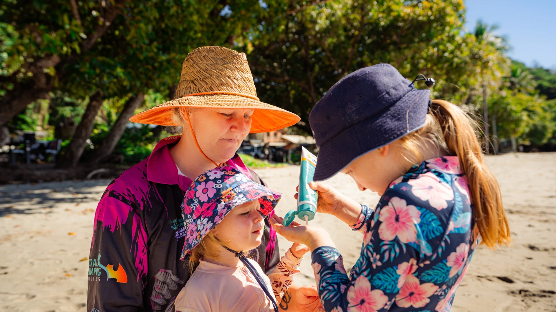 Sophie Family on Tropical Beach